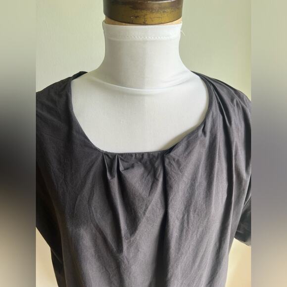 ACNE JEANS CASUAL COTTON CHARCOAL DRESS SHORT SLEEVE SIZE 38 - Picture 10 of 12